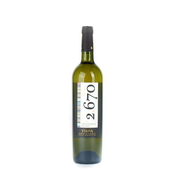 Casa Vinos Argentinos Tukma Altura 2670 Sauvigon Blanc 2016